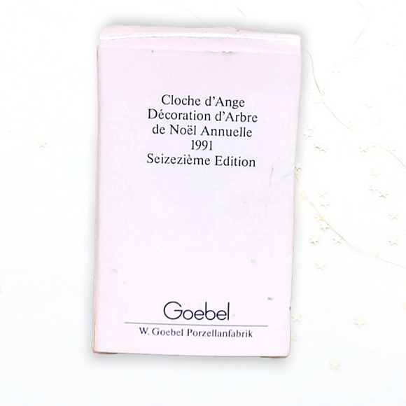 GOEBEL-HUMMEL 1991 Collectors Angel Bell Ornament with Original Box - Picture 7 of 9